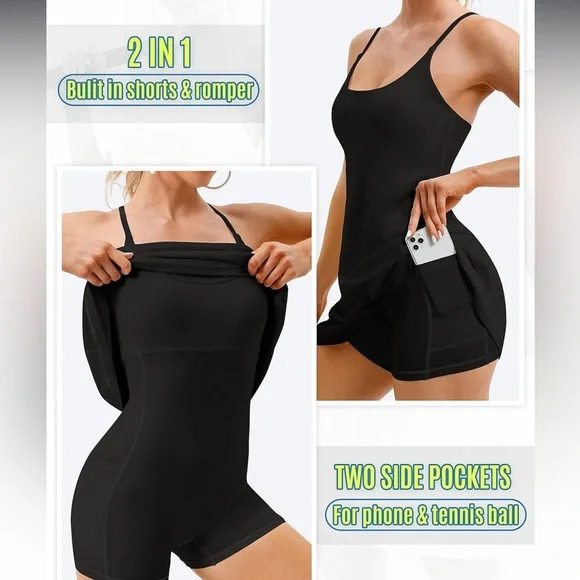 Black Tennis Dress - Picture 7 of 8